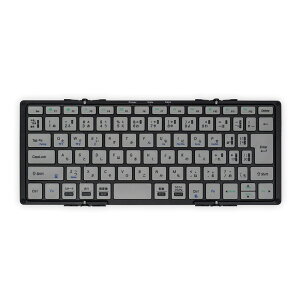 Mobo ���{(Mobo) �L�[�{�[�h 2 MOBOKeyboard 2 Bluetooth 5.1 ���{��z�� USB-C �܂肽���݌^ ��p�P�[�X���X�^���h �t�� �u���b�N/�O���[ AM-K2TF83J/BKG