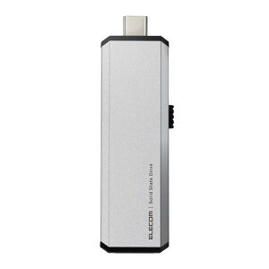 �G���R�� �O�t��SSD 500GB USB3.2(Gen1) PS5/PS4(���[�J�[����m�F��) �X���C�h�� Type-CType-A���Ή� �V���o�[ ESD-EWA0500GSV