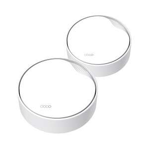 TP-Link Wi-Fi 6 ���[�^�[ wifi���p �r�W�l�X ����LAN���[�^�[ ���p�A�N�Z�X�|�C���g �X�}�[�g�z�[�� 2.5Gbps WAN/LAN PoE�|�[�g���� AX3000 Deco X50-PoE 2���j�b�g