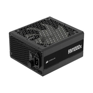 CORSAIR RM1000x 2024�N���f�� PC�d�����j�b�g 1000W ATX3.1 PCIe5.1�Ή� 80PLUS Gold�F�� �t�����W�����[ 12VHPWR�P�[�u���t�� CP-9020271-JP