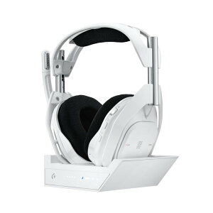 Logicool G �Q�[�~���O�w�b�h�Z�b�g ASTRO A50 X LIGHTSPEED A50X-WH ���C�����X �w�b�h�Z�b�g + �x�[�X�X�e�[�V���� �~�b�N�X�A���v ���� �}�C�N�t�� �[�d 24���ԘA���g�p�\ �y�� 363g Bluetooth