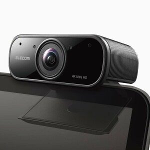 �G���R�� Web�J���� 4K�Ή� 830����f 5�{�f�W�^���I�[�g�Y�[���@�\ Full HD(60fps) �m�C�Y�L�����Z�����O �����Y�J�o�[�t �u���b�N UCAM-CX80FBBK
