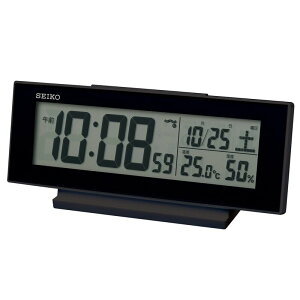 �Z�C�R�[�N���b�N(Seiko Clock) �ڊo�܂����v �펞�_�� �d�g �f�W�^�� �J�����_�[ ���x ���x �\�� ��ł������� ���E�ꕔ�� 82×206×51mm SQ324K