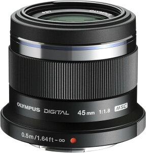 OLYMPUS �P�œ_�����Y M.ZUIKO DIGITAL 45mm F1.8 �u���b�N
