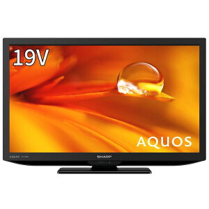 �V���[�v 19V�^ �t�� �e���r AQUOS 2T-C19DE-B �n�C�r�W���� �O�t��HDD���ԑg�^��Ή� 2021�N���f�� �u���b�N