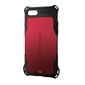 �G���R�� iPhone SE (��2����/��3����) / 8 / 7 �p �P�[�X �ϏՌ� �p�G�A�N�b�V���� ZEROSHOCK ���b�h PM-A22SZERORD