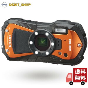 RICOH WG-80 ORANGE ���R�[�{�i�h���f�W�^���J���� 14m�h�� (�A��2����) 1.6m�ϏՌ� �h�o -10°C�ϊ� �A�E�g�h�A�Ŋ��􂷂�^�t�l�X�{�f�B CALS���[�h���ڂ� ����L�^�ȂǕ��L���r�W�l�X�V�[���Ŋ���31