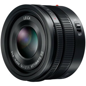 �p�i�\�j�b�N(Panasonic) �P�œ_ �L�p�����Y �}�C�N���t�H�[�T�[�Y�p ���C�J DG SUMMILUX 15mm/F1.7 ASPH. �u���b�N H-X015-K