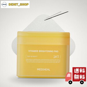 MEDIHEAL OFFICIAL(���f�B�q�[��) �X�N�G�A�g�i�[�p�b�h(�r�^�}�C�h) 100������Square Facial Toner Pads 100P (VITAMIDE) �ӂ����p�b�h �X�L���P�A �؍� �R�X��
