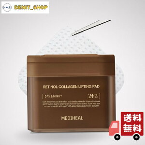 MEDIHEAL OFFICIAL(���f�B�q�[��) �X�N�G�A�g�i�[�p�b�h(���`�m�[��) 100������ 170ml Square Facial Toner Pads (Retinol) 100P 170ml �u���~�b�V���p�b�h �ӂ����p�b�h �ь� �X�L��