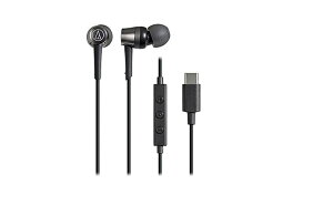 �I�[�f�B�I�e�N�j�J ATH-CKD3C BK �}�C�N�t���C���z�� USB Type-C �L�� 1.2m �J�i���^ �u���b�N ���^