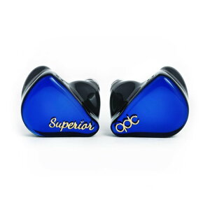 qdc SUPERIOR Azure Blue [10mm�V���O���t�������W�_�C�i�~�b�N�h���C�o�[���ڃC���z��] �����f���A�����C��H���f���A���L���r�e�B�\�� IEM2pin�R�l�N�^�[�̗p �n�C���] ���X�j���O/���j�^�[/���C�u