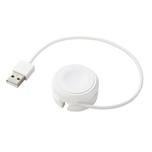 �G���R�� AppleWatch �[�d�P�[�u�� �������^�C�v ��23cm series Ultra/SE2/SE/7/6/5/4/3/2/1 + AirPods Pro ��2���� �Ή� �z���C�g MPA-AWMWH