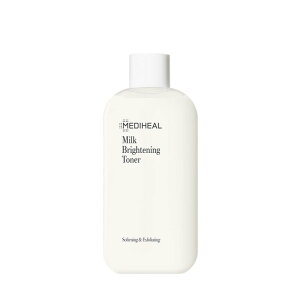 MEDIHEAL OFFICIAL(���f�B�q�[��) �~���N�u���C�g�j���O�g�i�[ VER.1 300ml Milk Brightening Toner ���ϐ� �i�C�A�V���A�~�h �O���^�`�I�� �c���� �������ϐ� �����ێ� �����Ƃ� �{�g��