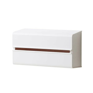 ideaco(�C�f�A�R) �ǂɎ��t���\ ���p�T�C�Y �y�[�p�[�^�I���z���_�[ �z���C�g WALL PT2 (�E�H�[���s�[�e�B�[�c�[)