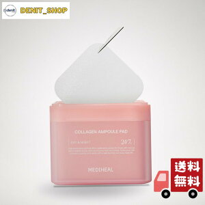 MEDIHEAL OFFICIAL(���f�B�q�[��) �X�N�G�A�g�i�[�p�b�h(�R���[�Q��) 100������ 170ml Square Facial Toner Pads (Collagen) 100P 170ml �u���~�b�V���p�b�h �ӂ����p�b�h �X�L���P�A