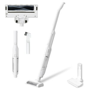 2 in 1 �A�C���X�I�[���} �|���@ �R�[�h���X �X�e�B�b�N�N���[�i�[ �[�d���T�C�N���� �u�������ŏ[�d�X�^���h�t�� �y�� �n���f�B�N���[�i�[ SCD-161P-W