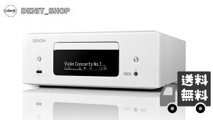 �f�m�� Denon RCD-N12 �l�b�g���[�NCD���V�[�o�[ HEOS/�n�C���]/HDMI ARC�Ή� �z���C�g RCDN12W