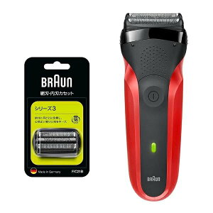 �u���E�� �d�C�V�F�[�o�[ BRAUN Series3 �V���[�Y3 3���n �{�� & �֐n F/C21B �Z�b�g�i 300S-R-SP