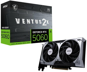 MSI GeForce RTX 5060 8G VENTUS 2X OC �O���t�B�b�N�X�{�[�h VD9187