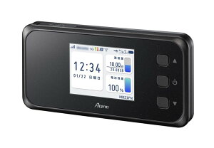 Aterm (NEC) Wi-Fi 5G���o�C�����[�^�[ dual_band �ő�3.8Gbps SIM�t���[ MR51FN ����4��L�����A�o���h�ёΉ� / (170�ȏ�̍��ƒn��Ŏg�p�\)