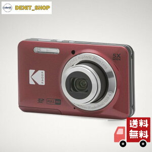 KODAK (�R�_�b�N) PIXPRO �g���₷�� �Y�[�� FZ55-RD 16MP �f�W�^���J���� ���w5�{�Y�[�� �L�p 28mm 2.7�C���`�t����� (���b�h)