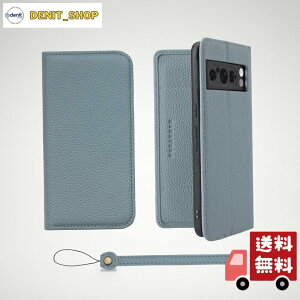 HANATORA for Google Pixel 8Pro �P�[�X �蒠�^ �{�v �X�}�z�P�[�X �X�}�z �X�^���h �X�g���b�v �t�� �V�������N�J�[�t���U�[ �x���g�Ȃ� �}�O�l�b�g�Ȃ� �u���[�O���[ H0XA-GP8Pro-BlueGray �M�t�g �a��