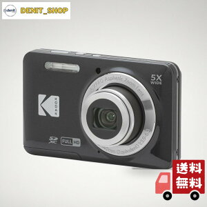 KODAK (�R�_�b�N) PIXPRO �g���₷�� �Y�[�� FZ55-BK 16MP �f�W�^���J���� ���w5�{�Y�[�� �L�p 28mm 2.7�C���`�t����� (�u���b�N)