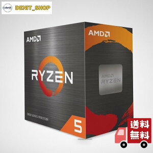 AMD Ryzen 5 5600, with Wraith Stealth Cooler 3.5GHz 6�R�A / 12�X���b�h35MB 65W100-100000927BOX �V���o�[