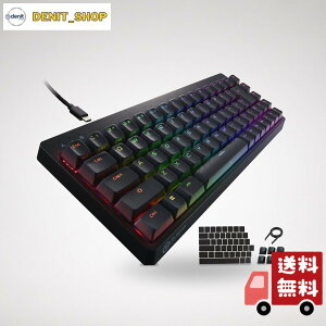�G���R�� �Q�[�~���O�L�[�{�[�h �L�� V-custom VK300S RGB �e���L�[���X 65%�T�C�Y ���J�j�J�� �l�I�N���b�`�L�[�L���b�v �⎲ �X�s�[�h���j�A USB�|�[�g���� TK-VK300SBK