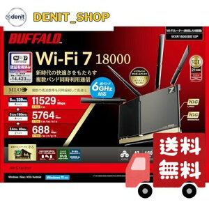 �o�b�t�@���[ WiFi ���[�^�[ ���� LAN Wi-Fi 7 11be �g���C�o���h 10�X�g���[�� 11529 + 5764 + 688 Mbps �L�� 10Gbps WXR18000BE10P
