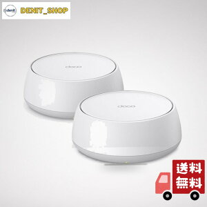 Deco BE25 2P BE3600 �f���A���o���h���b�V��Wi-Fi 7�V�X�e�� 2�p�b�N