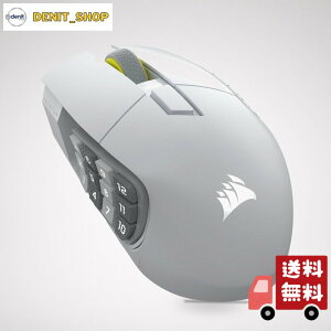 CORSAIR SCIMITAR ELITE WIRELESS SE MMO�ɍœK�ȑ��{�^���̃��C�����X�Q�[�~���O�}�E�X�v���O�����\��16�{�^�� MARKSMAN S 33K�Z���T�[Elgato Virtual Stream Deck ���C�����X Bl