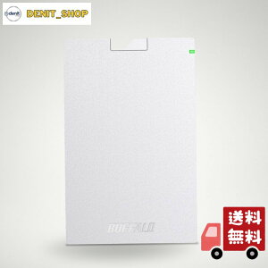 BUFFALO USB3.1(Gen.1)�Ή� �|�[�^�u��HDD �X�^���_�[�h���f�� �z���C�g 2TB HD-PCG2.0U3-GWA