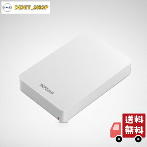 �o�b�t�@���[ BUFFALO USB3.1(Gen.1)�Ή� �ϏՌ��|�[�^�u��HDD 5TB �z���C�g HD-PGF5.0U3-GWHA