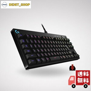 Logicool G(���W�N�[�� G) PRO�Q�[�~���O�L�[�{�[�h �e���L�[���X GX�X�C�b�` ���j�A �L�� ���J�j�J�� �L�[�{�[�h �É� ���{��z�� LIGHTSYNC RGB ���E���P�[�u�� G-PKB-002LN �������K�i ���ʔ����GX�X