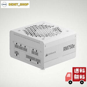 CORSAIR RM750e 2025�z���C�g���f�� PC�d�����j�b�g 750W PCIE 5.1 �Ή� Cybenetics Gold ATX 3.1 �F�؍� �t�����W�����[ 12V-2x6 �P�[�u���t�� CP-9020292-JP