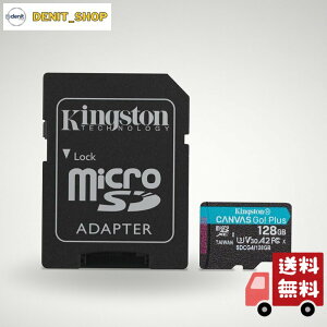 Kingston 128GB microSDXC Canvas Go Plus Gen4 200MB/�b A2 U3 V30 �A�_�v�^�t�� SDCG4/128GB