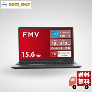FMV �x�m�� �m�[�g�p�\�R�� Note E WE1-K3 (MS 365 Personal/Copilot�L�[����/Win 11/15.6�^/Core i5/16GB/SSD 512GB) FMVWK3E155_AZ