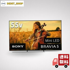 �\�j�[ 55�C���` 4K �t�� Mini LED �e���r �u���r�A K-55XR50 BRAVIA XR �{�� Google TV 4K/120fps�Ή� 8��ȏ㐄��