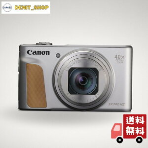 Canon �R���p�N�g�f�W�^���J���� PowerShot SX740 HS �V���o�[ ���w40�{�Y�[��/4K����/Wi-Fi�Ή� PSSX740HSSL