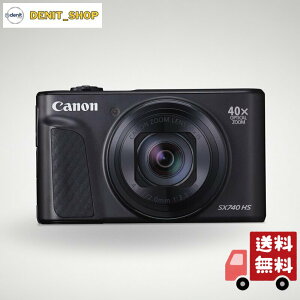 Canon �R���p�N�g�f�W�^���J���� PowerShot SX740 HS �u���b�N ���w40�{�Y�[��/4K����/Wi-Fi�Ή� PSSX740HSBK