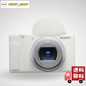 SONY(�\�j�[) �R���p�N�g�f�W�^���J���� VLOGCAM Vlog�p�J���� ZV-1II �{�f�B �E�B���h�X�N���[���t�� 18-50mm F1.8-4.0 �Y�[�������Y �z���C�g ZV-1M2 W