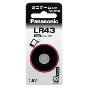 Panasonic �A���J���{�^���d�r LR43P �p�i�\�j�b�N �qLR43P�r
