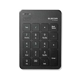 ELECOM テンキーパッド Bluetooth パンタグラフ 薄型 ブラック TK-TBP020BK エレコム 〈TKTBP020BK〉