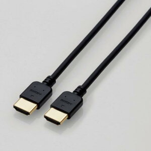 �G���R�� ELECOM HDMI�P�[�u�� �C�[�T�l�b�g�Ή� ���炩 Ver.1.4 1.0m �u���b�N CAC-HD14EY10BK�qCACHD14EY10BK�r