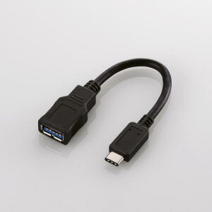 �G���R�� ELECOM USB Type-C�ϊ� �P�[�u�� �u���b�N USB3-AFCM01BK�qUSB3AFCM01BK�r