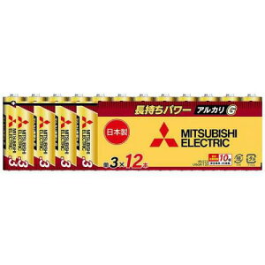 �O�H MITSUBISHI �A���J�����d�r �P3�` 12�{�p�b�N LR6GR/12S�qLR6GR12S�r