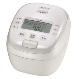 タイガー TIGER 圧力IHジャー炊飯器 5.5合炊き ホワイト JRI-B100W〈JRIB100-W〉