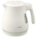 【7/18限定ポイント2倍】タイガー TIGER 蒸気レス電気ケトル 0.8L マットホワイト PCV-A080WM〈PCVA080WM〉